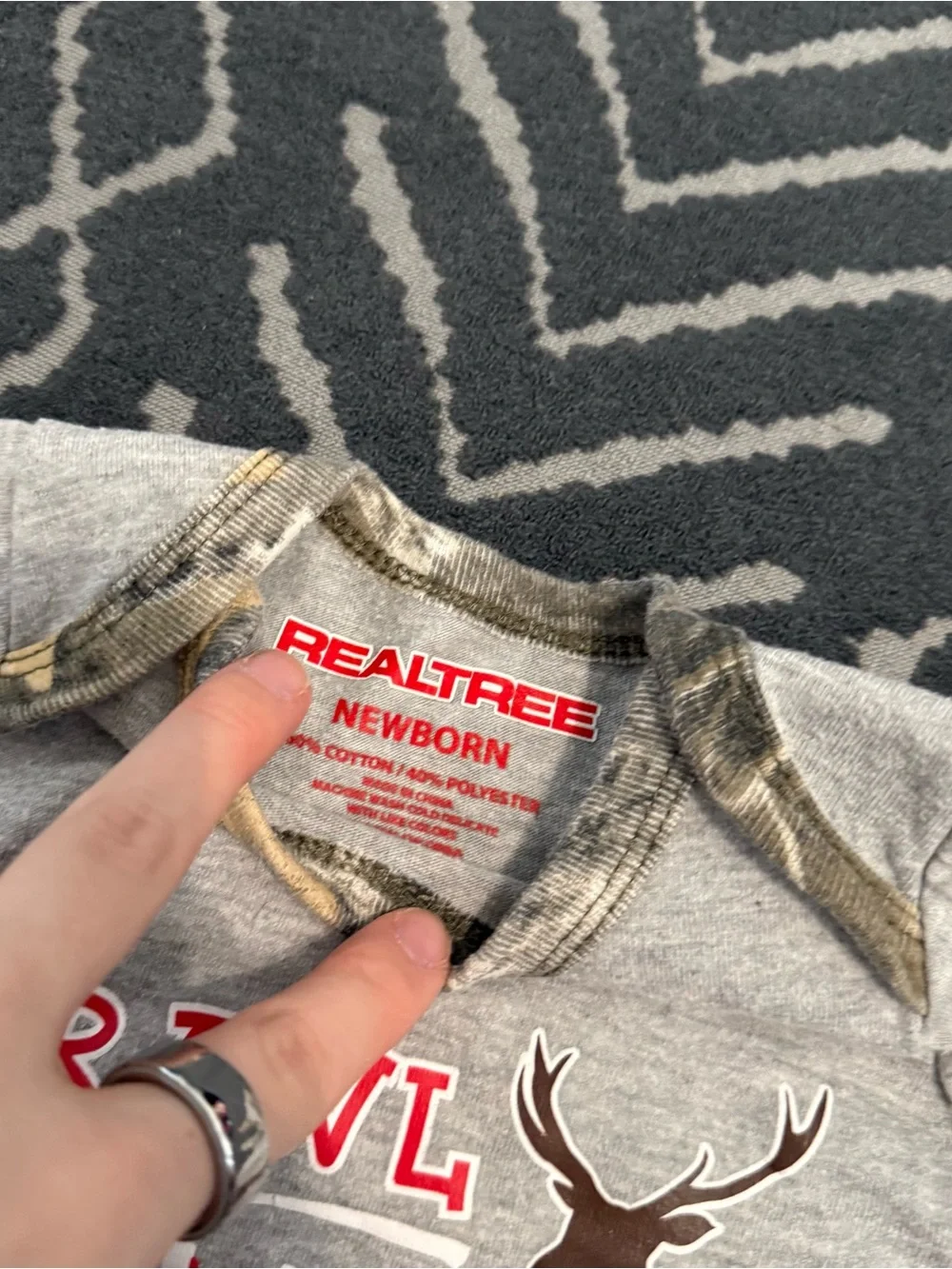 Baby boy realtree onesie